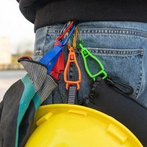 작업자공구걸이 공사장 작업공구 걸이 공사현장 도구거치대 클립 후크-72394EA 와이조이앱스