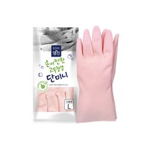 명진 단미니 (대) 핑크 10개 고무장갑, 대(L)