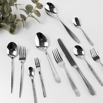 시라인 스테인리스 티스푼/티포크 스텐 신혼부부선물 식기 커트러리세트 디저트 집들이선물, 3-1포르키스유아스푼