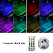 미니당구대RG 미니 원격 제어 방수 수중 조명 D 수영장 자동차 꽃병 수영 야외 정원 파티 결혼식, 01 1 lamp 1 Controller