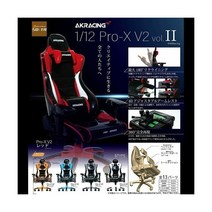일본 정품 소타 가샤폰 캡슐 장난감 AKRACING 컴퓨터 의자 게임 의자 2 사무실 의자 1/12 모델 장난감 장식품, P2 5pcs