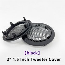 BMW 스피커 시리즈 자동차 도어 미드레인지 스피커 커버 bmw f30 f31 f32 f33 3gt f34 x1 f48 x2 f39 f36 f80 f83 2 3 4 시리즈 혼, 12v, 2블랙 트위터커버
