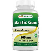 Best Naturals 베스트내츄럴스 매스틱검 Mastic Gum 500mg 60정