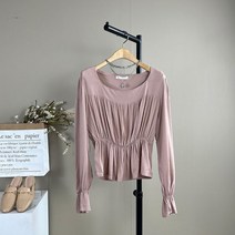 바이미쓰리 / 글리즈 셔링 스퀘어 블라우스