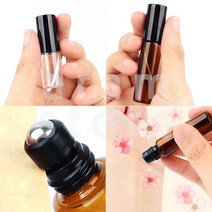 향수 공병 소분 용기 유리병 1PCS 투명/갈색, 투명 - 10ml