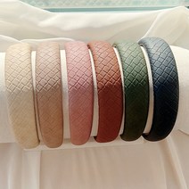 미스21 코니카 무광 패턴 무늬 헤어밴드 머리띠 6개 세트 (hb1315)