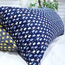 리빙하우스/무료배송/솜포함/순면 100%/대형/원형/롱 쿠션/바디필로우/긴베개, 100X50사각형, 도톰한순면옥스포드낭만베어