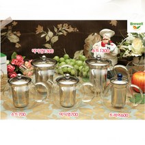브루웰 스텐걸름망 티포트/망포트/녹차포트/필터포트, 쇼트포트1300ml, 상세페이지 참조