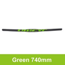 자전거 핸들바 31.8 MTB핸들바 자전거부품 중국 ULLICYC 유명 브랜드 Ullicyc 탄소 MTB 핸들 바 평면 또는, 14 Green-flat-740mm