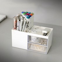 책상위서랍장 사무실필수템 사무실데스크테리어 미니서랍, 미니 데스크 오거나이저(화이트)