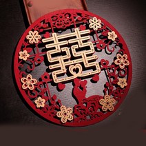 결혼식 방명록 1pcs 웨딩 파티 중국 스타일 장식품 도어 벽 스티커 홈 특별 룸 용품 여성 남성 선물, 08 k_01 about 40x40cm