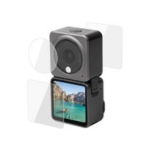 DJI 액션2 ACTION2 듀얼스크린 콤보 전용 강화유리 렌즈 액정 보호 필름 세트 G81 오즈모 액션캠