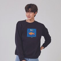 키밍 동물 물고기 FISH 맨투맨 후드티