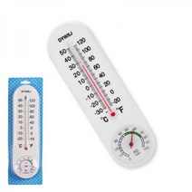 플라스틱 온도계 습도계 벽걸이 아날로그 실내 사무실 섭씨 영상 영하, 상세페이지 참조