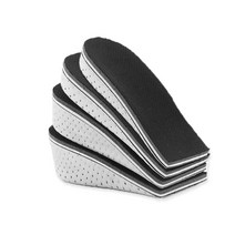 Insoles 높이 증가 하프 깔창 보이지 않는 남여 뒤꿈치 패드 아치 지원 단독 삽입물 1.5-4.5 CM 높이 Insoles 여성 남성