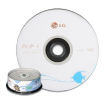 LG DVD-R 25장케이크
