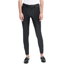 7 For All Mankind High-Waist Skinny Vegan Leather - Black