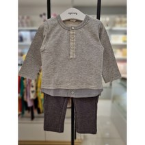 아가방 동아쇼핑점]봄이월할인/ 백일 돌 신생아 남자아기 상하복 상하세트/ 간절기 외출복 / 스판좋은면고무줄바지 / 얇고부드러운 레이어드티셔츠/ 떠나볼까 봄나들이 크리스모노상하