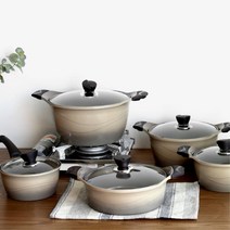 카라반 리조트 펜션 세라믹 코팅냄비 유리뚜껑 행사용 주방 선물 혼수 신혼, 상세페이지참조, 델라 세라믹냄비 28양수