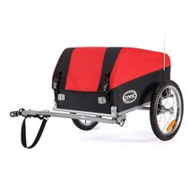 자전거트레일러 카트 바이크트레일러 짐수레 연결장치, 빨간색