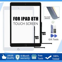 새로운 ipad 8 8th gen 2020 a2270 a2428 a2429 10.2 호환 lcd 외부 터치 스크린 디지타이저 전면 유리 디스플레이 터치 패널 교체, [04] Original White-Home
