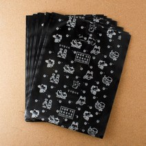 팬시 문구점 서점 약국 쇼핑백 비닐봉투 100p 악세서리샵 찢어지지않는 옷가게 예쁜
