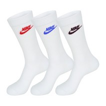 [나이키] NSW 에브리 에센셜 크루 양말(SK0109-911) 3팩, 사이즈:XL[28호]