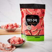 얼린수박 1KG 봉 컷팅과일 과일선물세트, 기본