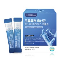 [바른생활건강] 포스트 바이오틱스 프롤린 모유유래 유산균 스틱형 : 17종 혼합유산균+프락토올리고당(유산균 먹이) 함유, 30포 x 3박스