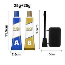 견고한 70/40/10g Industrial Repair Paste Glue Heat Resistance Cold Weld Metal A&B Adhesive Gel C, 04 style 2  50g