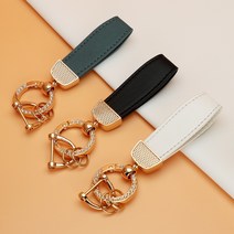 유투카 기아 스마트 키케이스 TPU 키홀더 키커버 키링 스트렙 홀더 쏘렌토MQ4 카니발 4세대 올뉴K3 K5 DL3 스포티지NQ5 EV6 니로SG2 k7 프리미어 셀토스 K8, [추가구매] 스트랩, 골드_블랙
