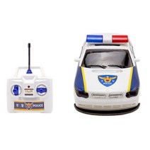 4세남아 쉬운조작 반짝반짝 경광등 무선조종 경찰차 아기장난감 2세