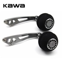 Kawa 알루미늄 합금 낚시 릴 로커 볼 유형 EVA 낚시 손잡이 Abu 및 Daiwa Shimano 낚시 액세서리 용 7*4/8*5mm 슈트, 블랙 7x4mm