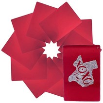 Silhouette Cameo 4 Pro Plus Brother Scan and Cut Maker Explore Air 2 또는 레이저 조각 블랭크가 있는 에칭용 금속 블랭크, Red, 5 x 7 inches