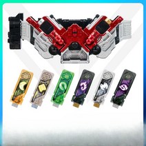 기츠 가면라이더 가면 선물 벨트 버클, W 벨트+ 랜덤 DX6 추억의 일본 오리지널 버전