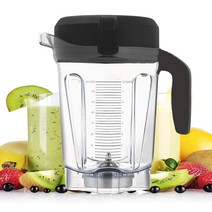바이타믹스 1.9L 64온스 로우 프로파일 블렌더 피처용 Vitamix 5200 5300 6500 7500 등 용기 교체. G-시리즈 vm0101 E310 Creations II