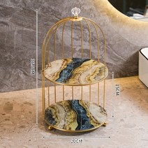 향수정리함 수납 진열 북유럽 아이언 아트 버드케이지 화장품 정리 보관함 메이크업 책상 립스틱 향수, 한개옵션1, 05 05