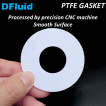 PTFE 가스켓 BSPP 플랜지 위생 실린더 플랫 링 5 6 8 10 12 15 18 20 30 mm 압력 게이지 개, 33 ID 10mm x OD 14mm_01 2MM