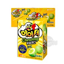 오리온 아이셔 청사과맛 42g 6입 사탕 군것질 간식