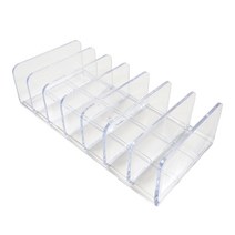 살림모아 아크릴 칸막이 화장품 정리함 7칸, 1개