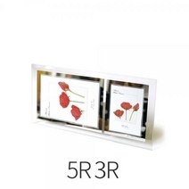 [SJ] 국산 크리스탈 2단액자 3R+5R 사진액자 유리액자 ( SJ 69000EA ), 본상품