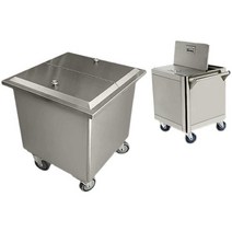 스텐 쌀통 50L 밀가루 보관 잡곡 소금 쌀 보관함 대형, 더블스틸 50x50x60 용량 30kg