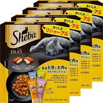 일본현지직배송 시바 듀오 캣푸드 여행하는 시바, 200 그램 (x 4)
