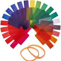 조명필터 조명용 컬러 종이 젤라틴 필터 alloet 20pcs 플래시 스피드 라이트 젤, 01 A