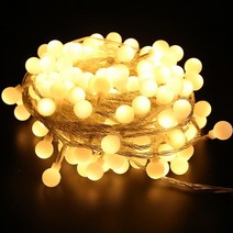 앵두전구 알전구 캠핑 텐트 LED 스트링라이트 20구 40구, 40구 6m [USB], 투명 버블 화이트/40구 6m [USB]