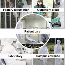 일회용 작업복 안전 실험복 보호복 방역복 분진