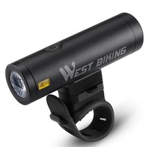 웨스트바이킹 자전거 킥보드 라이트 전조등 후레쉬 YP1323, 블랙, 1개