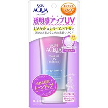 일본 Skin Aqua 스킨아쿠아 톤 업 에센스 선스크린 선크림 라벤더 SPF50 80g