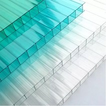 복층 렉산 폴리카보네이트 PC판 4T 6T, 초록렉산, 1Mx1M