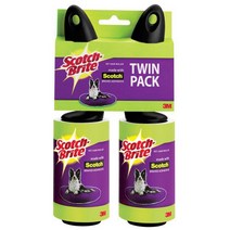 Scotch-Brite Pet Hair Roller Twin Pack 70-Sheets/Roller 2 Rollers/Pack (140 Sheets Total) null, 1, 기타